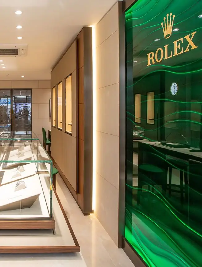 Rolex boutique interior